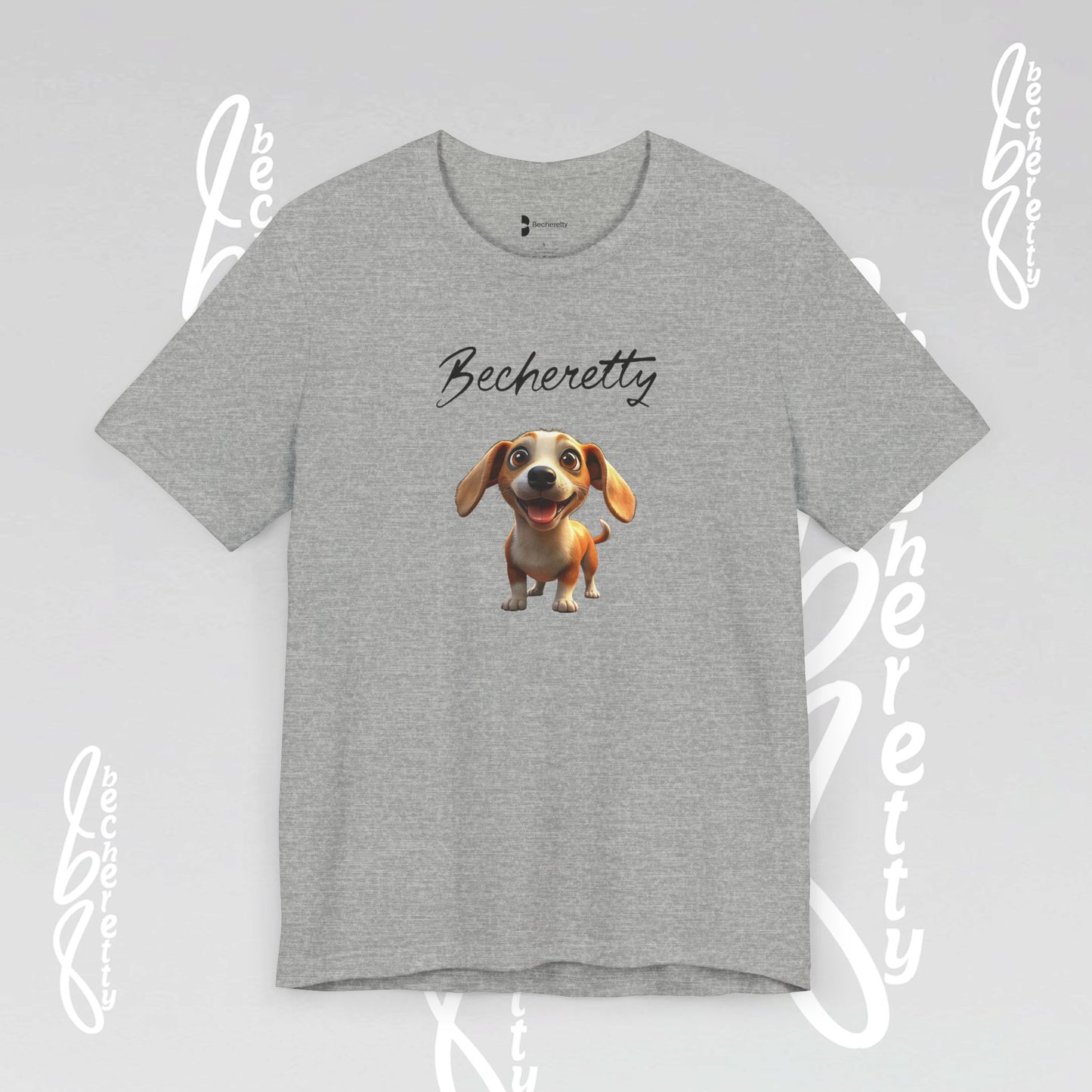 Funny Dog - Graphic Unisex T-Shirt Becheretty - Casual Wear