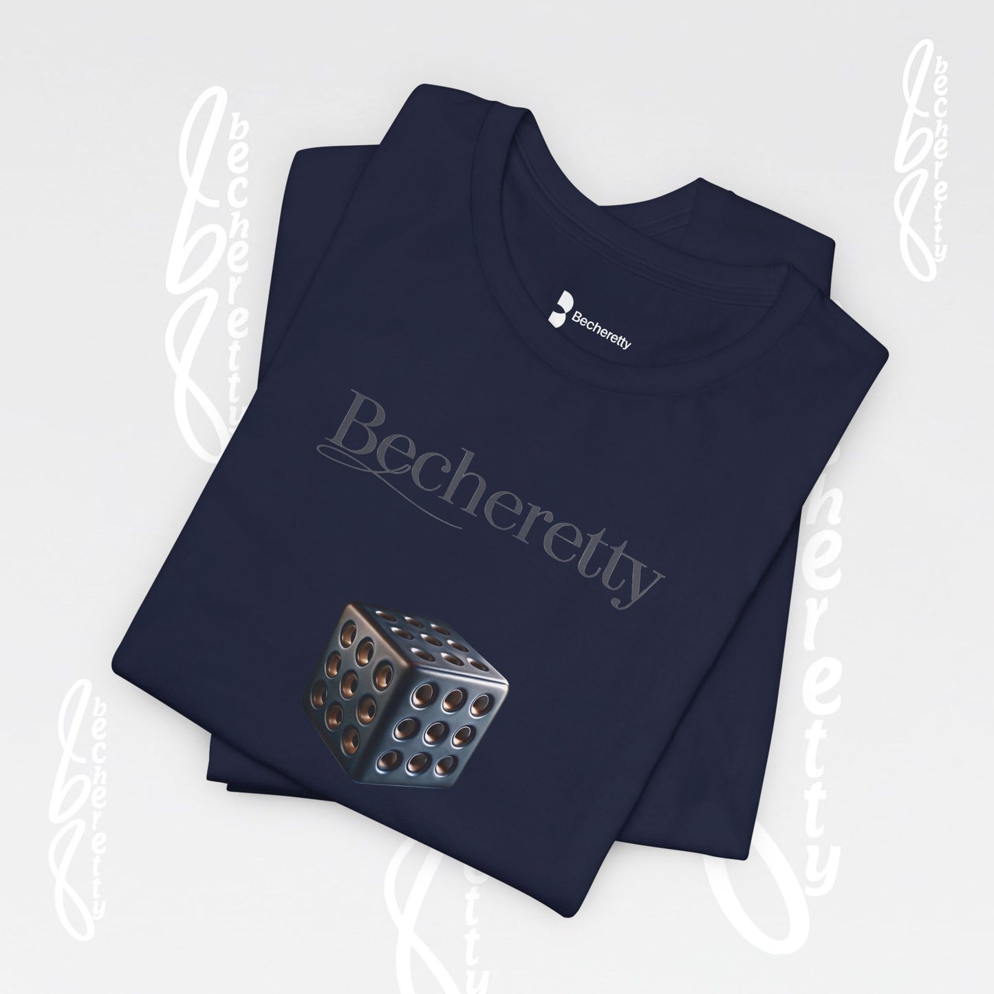 Original Dice 3D Graphic Becheretty - Minimalistic Art Expression - Casual wear - Gamers Gift