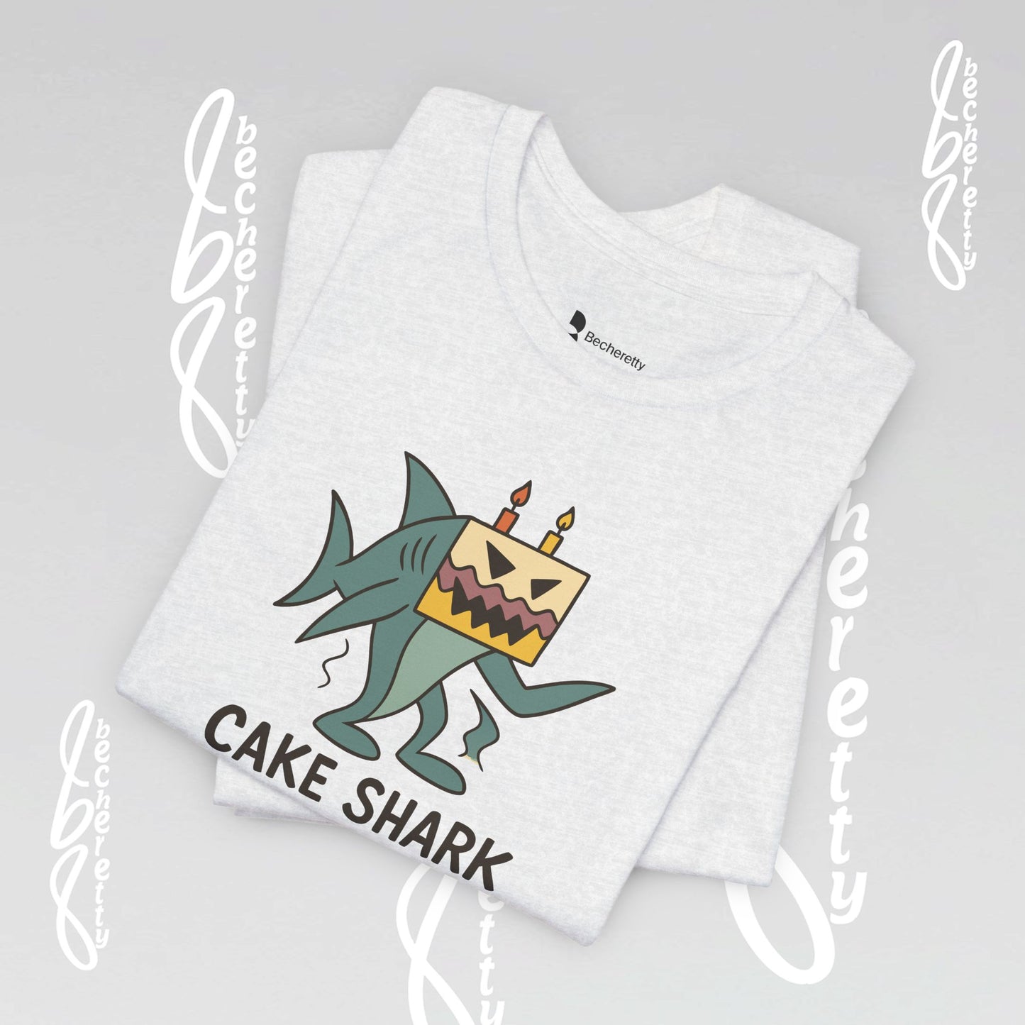 Cake Shark Tee - Designed by a 10-Year-Old - Celebrate Neurodiversity - Casual Wear