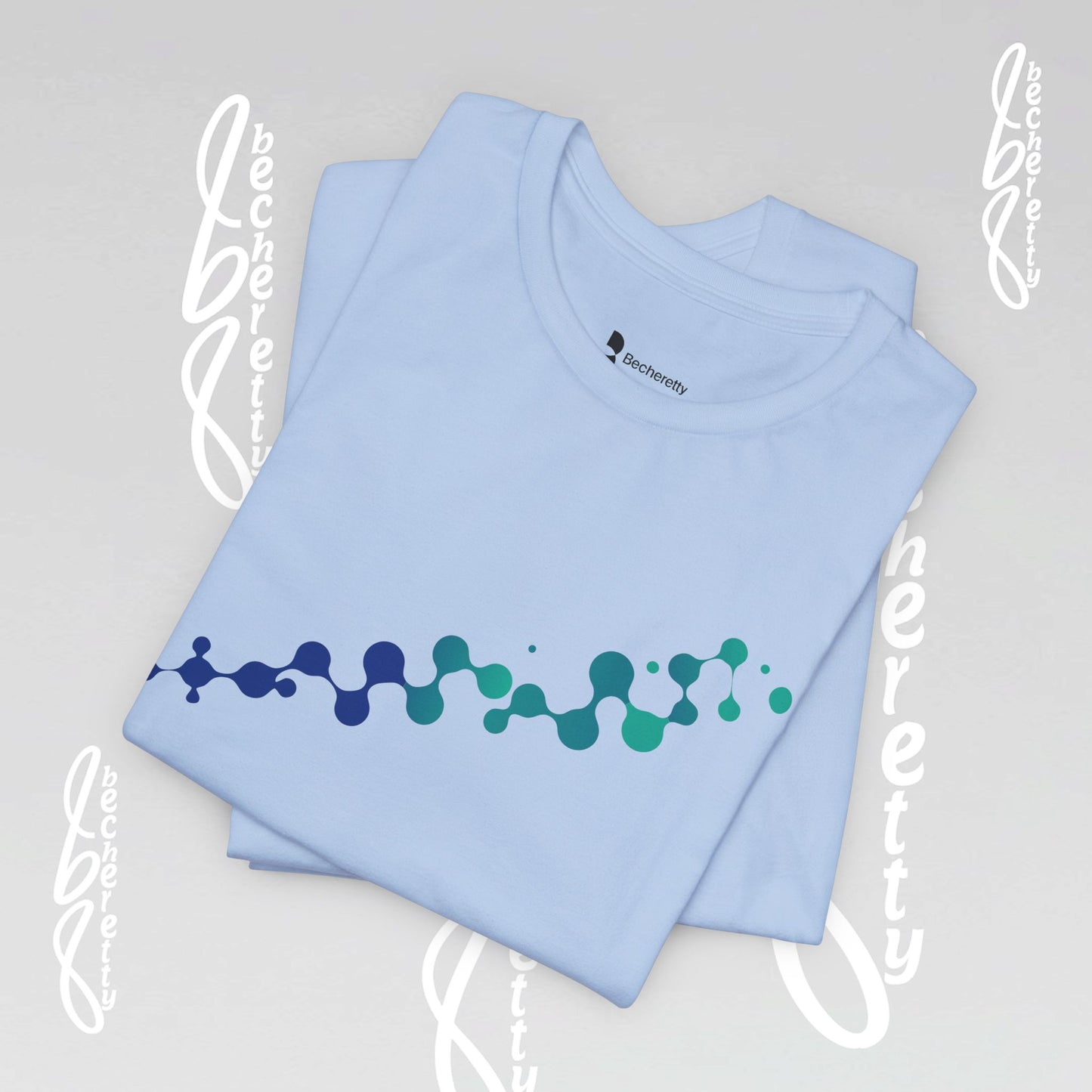 Abstract Graphic Tee - Supporting Autism Awareness - Becheretty design. Wear it to share the message