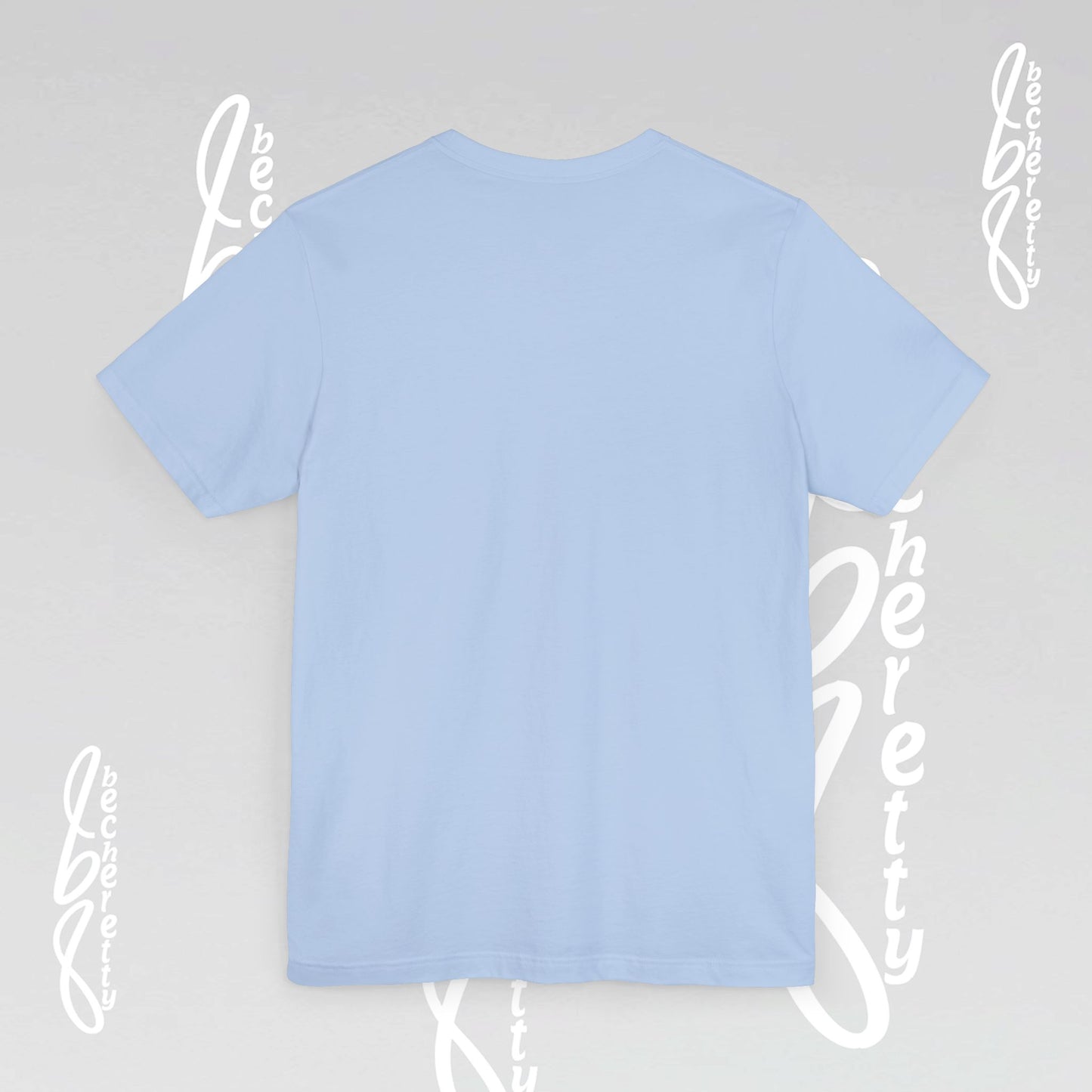 Graphic T-Shirt Becheretty - Short Sleeve, Unisex - Stylish Minimalist - Casual Wear