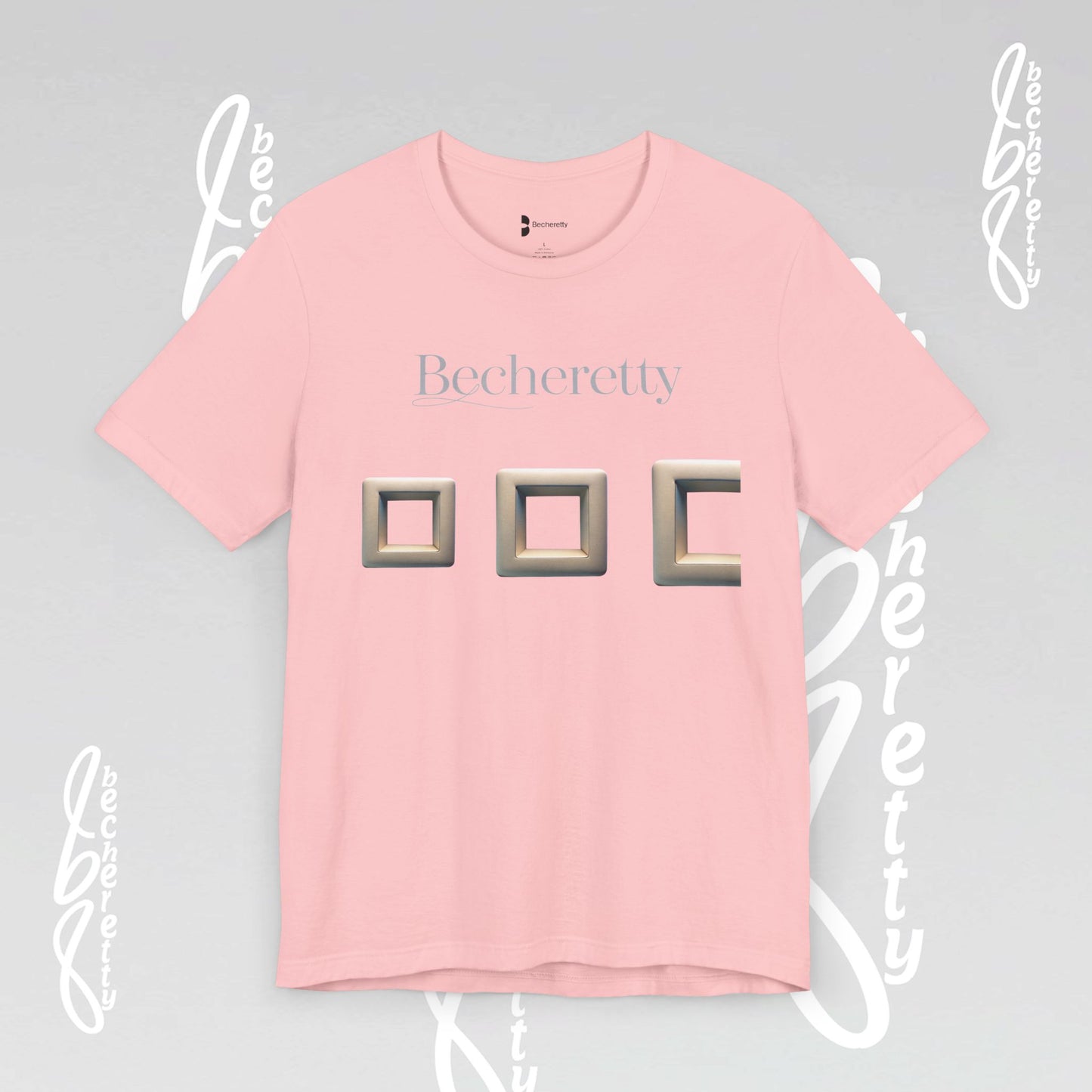 Modern Minimalist Graphic Tee - Becheretty - Artistic Everyday wear, Unique gift