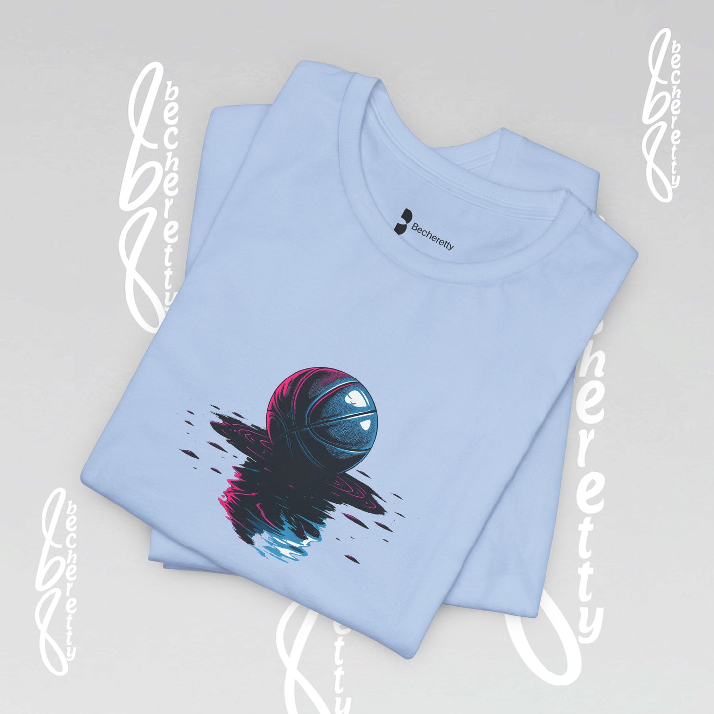Basketball T-Shirt Unisex - Cool Graphic Becheretty - Perfect for Basketball Lovers - Casual Wear