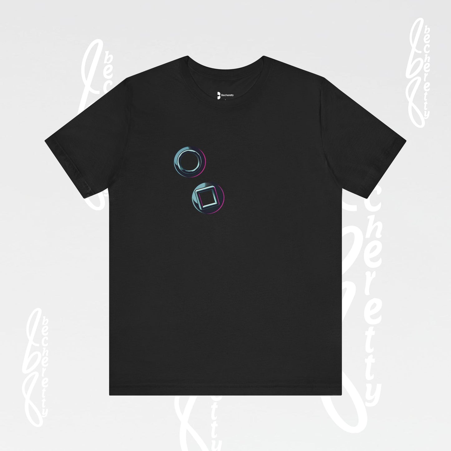 Graphic T-Shirt short sleeve, Unisex - Becheretty Minimalist Design - Casual Wear