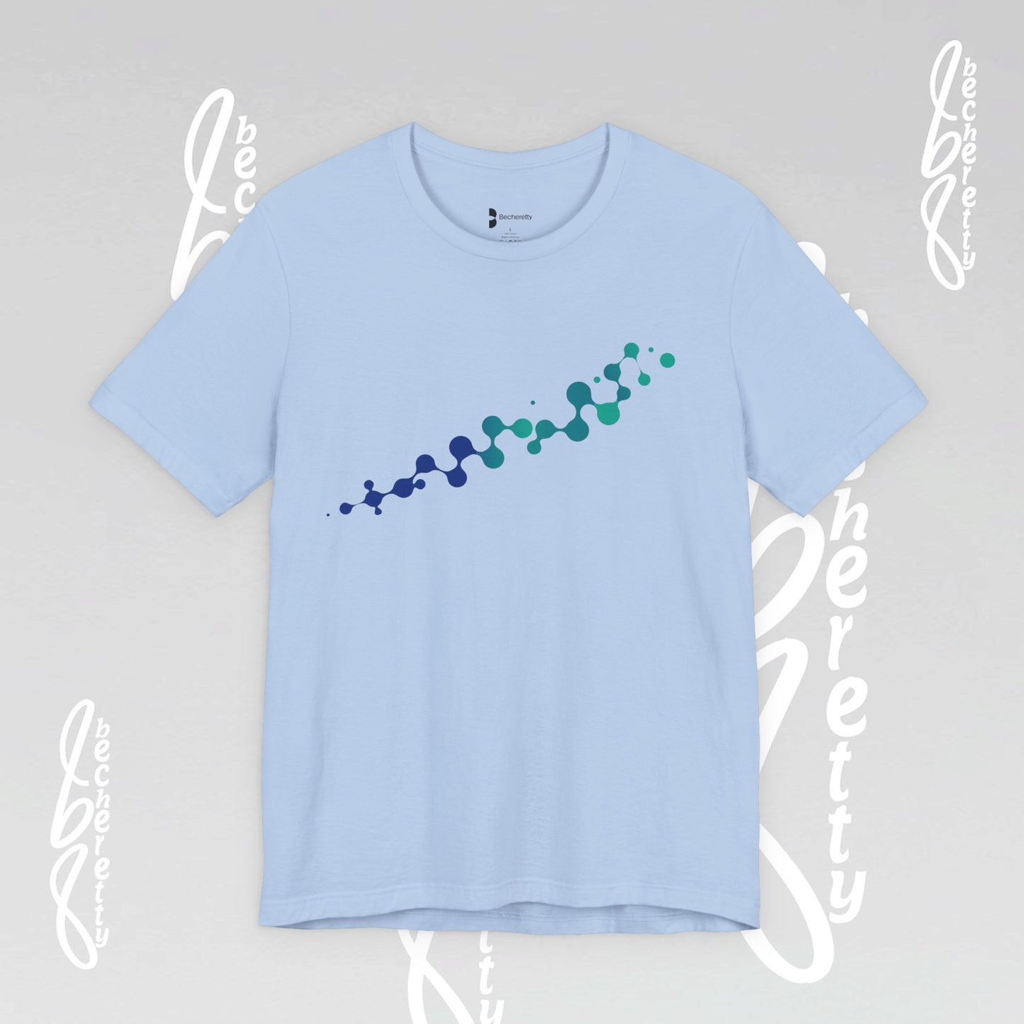 Abstract Graphic Tee - Supporting Autism Awareness - Becheretty design. Wear it to share the message