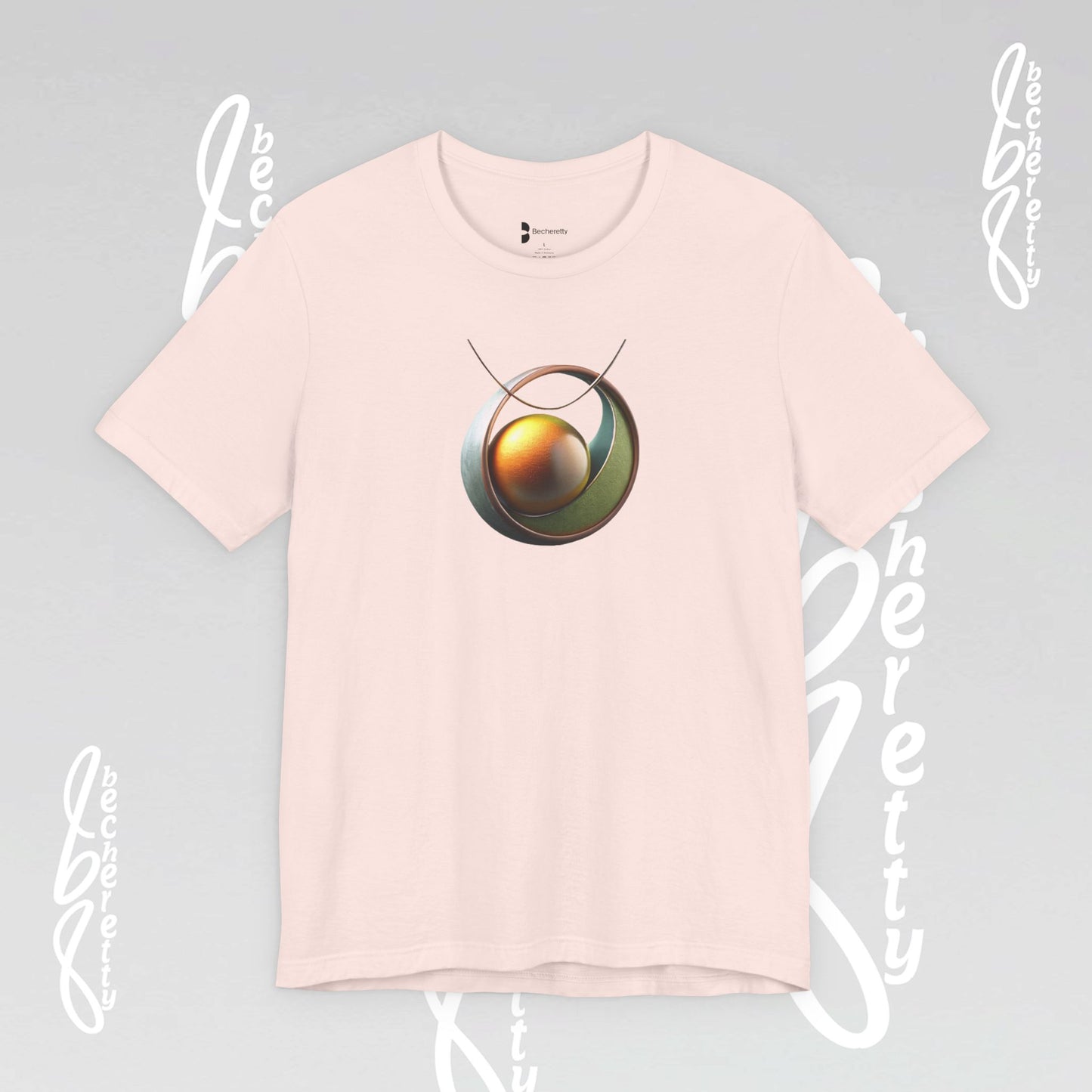 Art Graphic Becheretty "Necklace" - Stylish Design T-Shirt - Casual Wear, Gift for Art Lovers, Everyday Style, Unique Art Apparel
