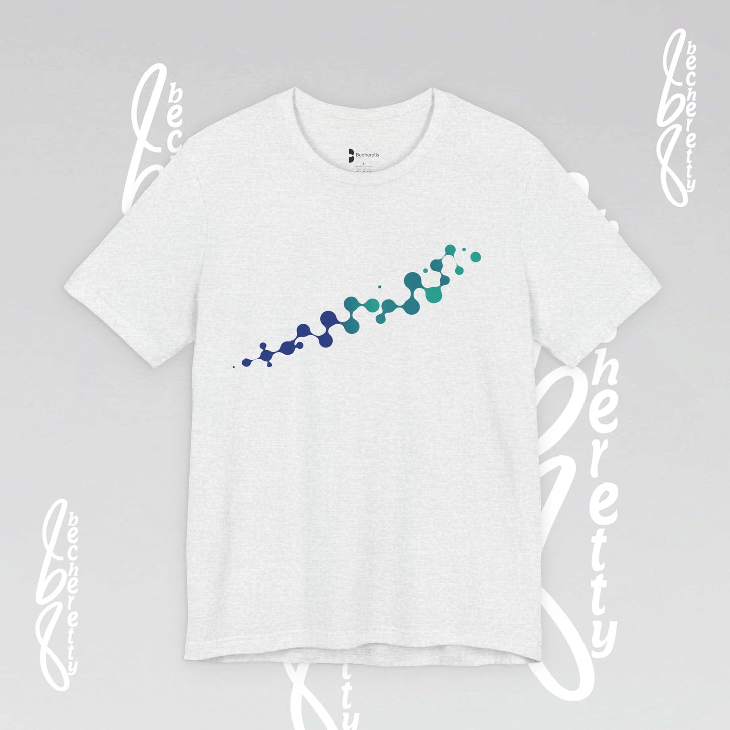 Abstract Graphic Tee - Supporting Autism Awareness - Becheretty design. Wear it to share the message