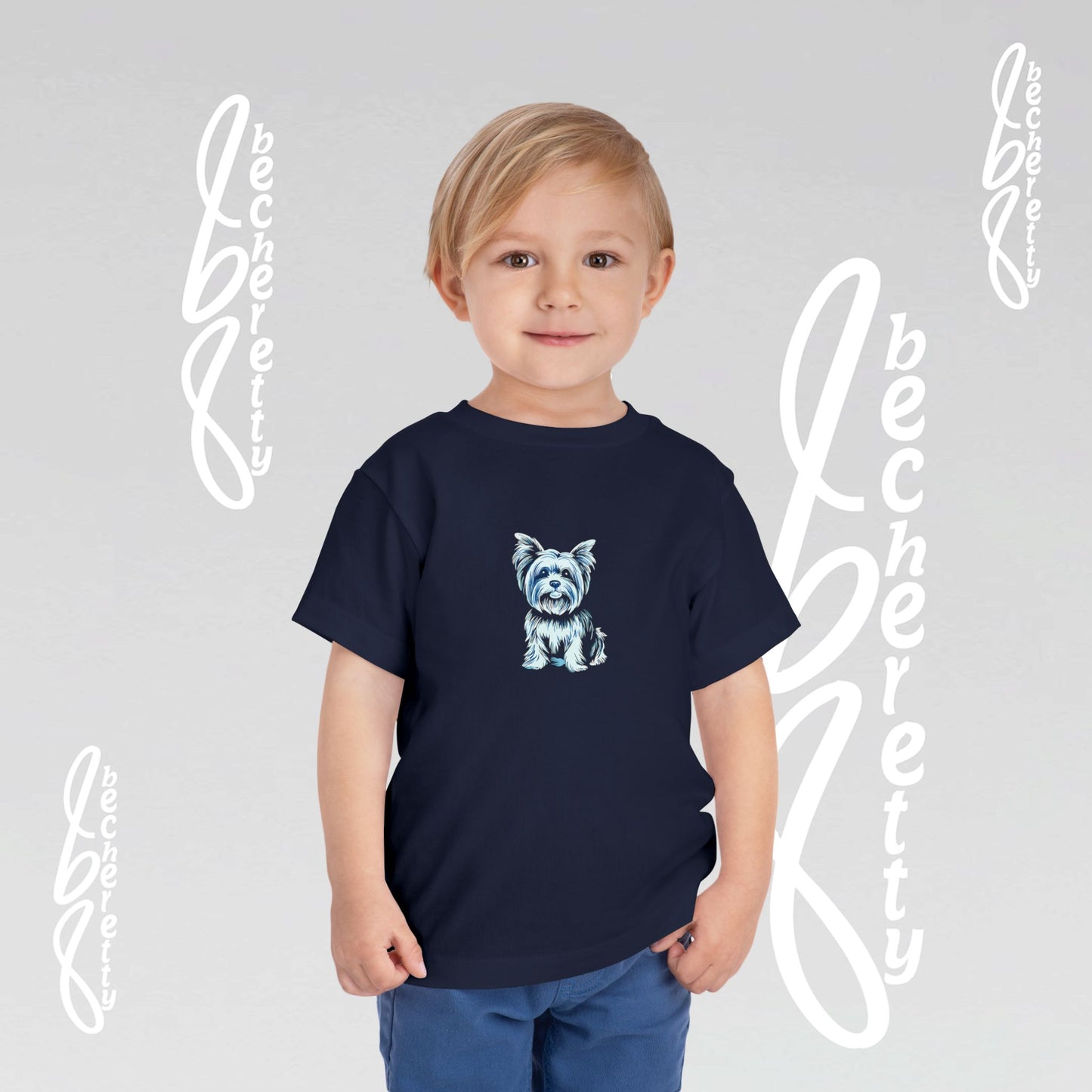 Yorkie - Graphic Tee "Becheretty" for Toddlers - Perfect gift for the little ones