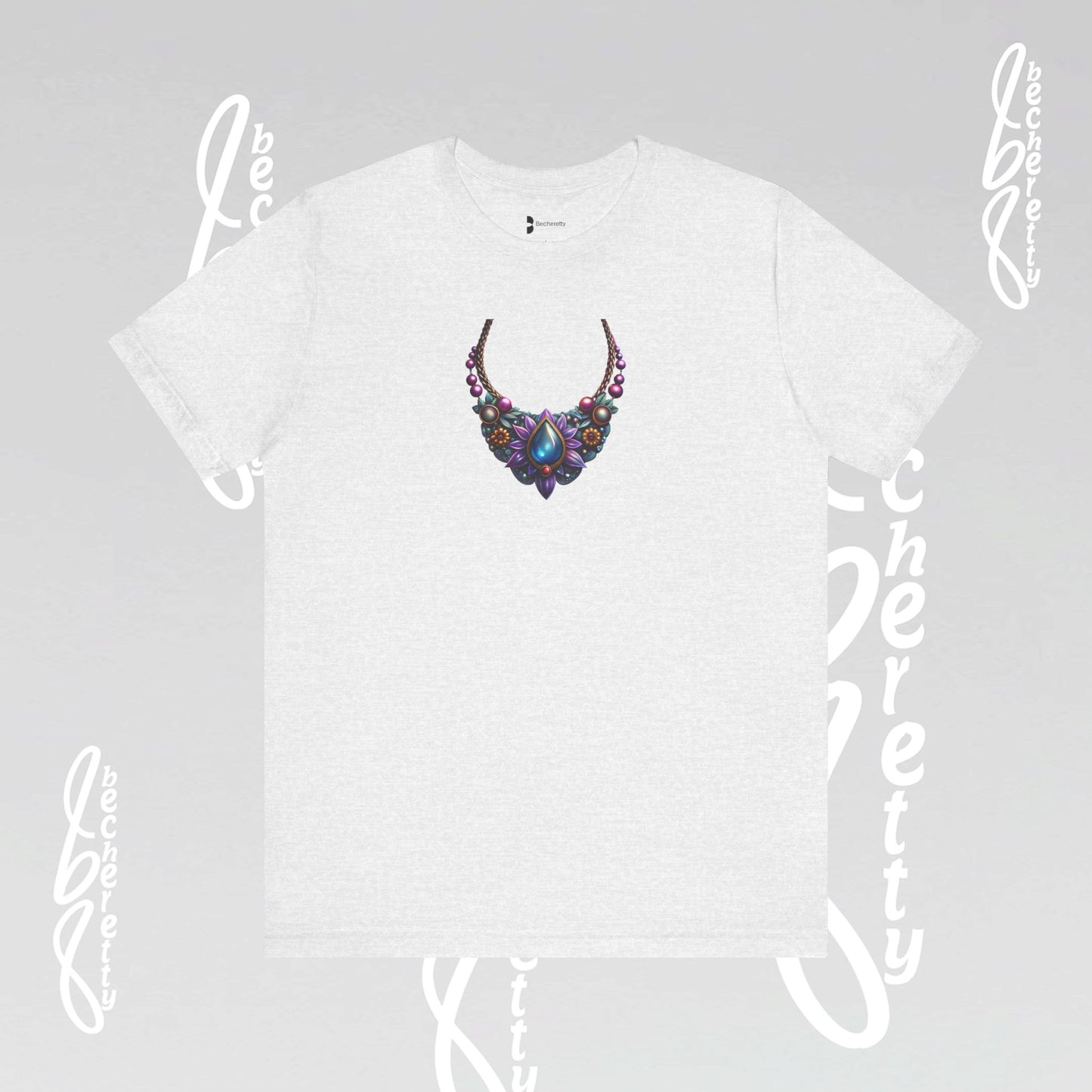 Colorful Necklace Design - Bohemian Inspire - Short Sleeve T'Shirt - Perfect gift for women