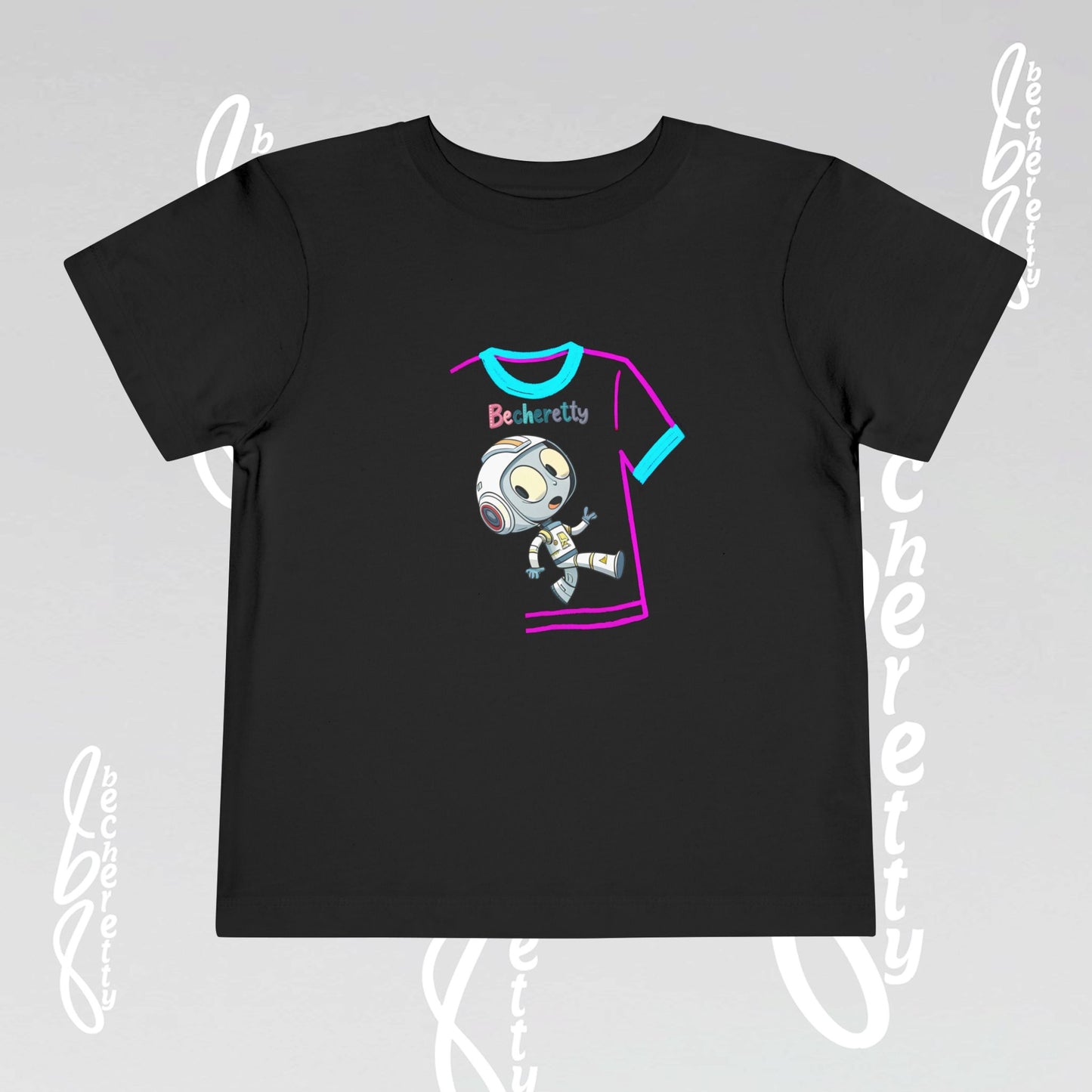 Toddler T-Shirt - Fun & Playful Robot Graphic Becheretty - Surprise your friends with this unique design
