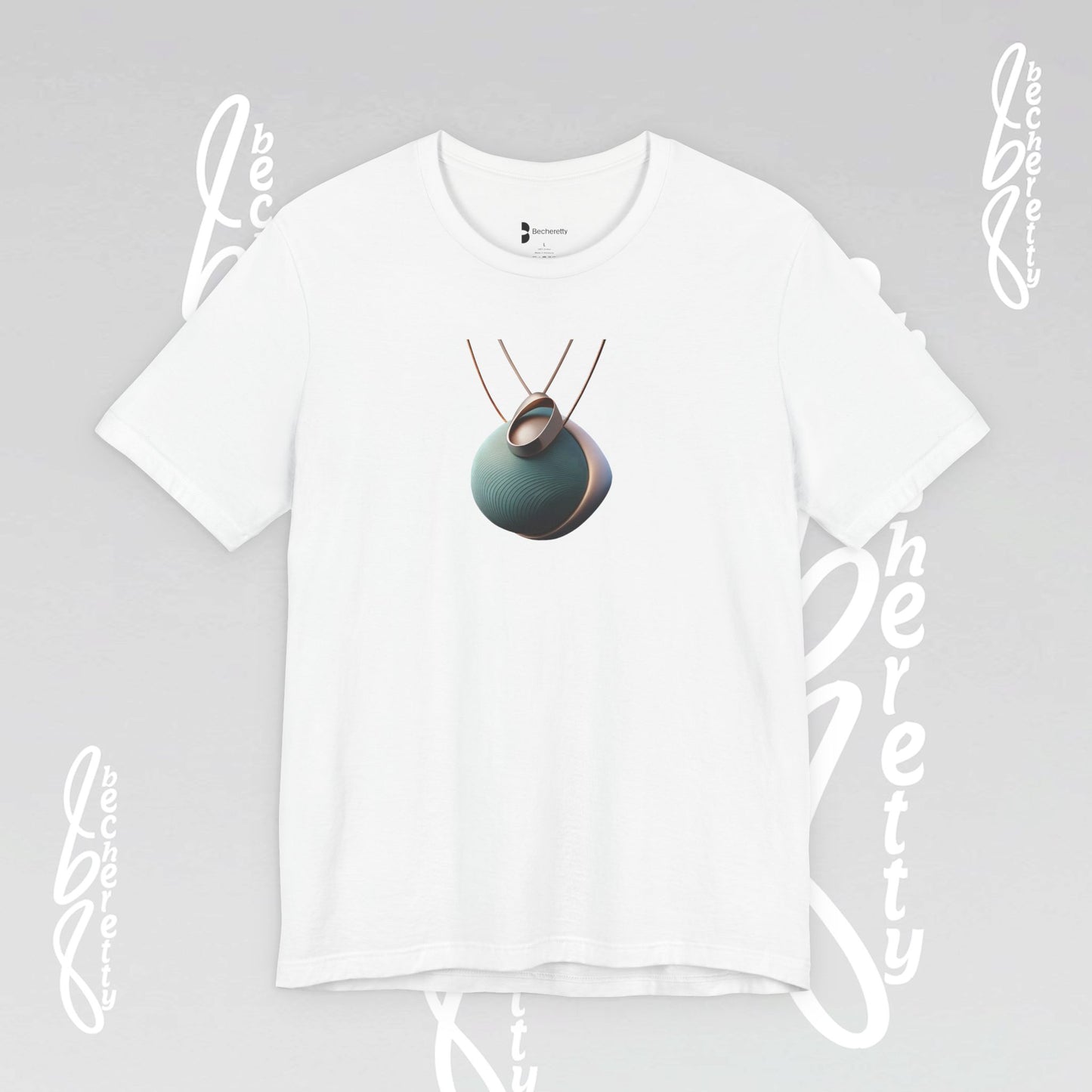 Artistic Necklace Graphic T-Shirt Becheretty - Perfect Women Gift - Casual Wear - Style is Yours