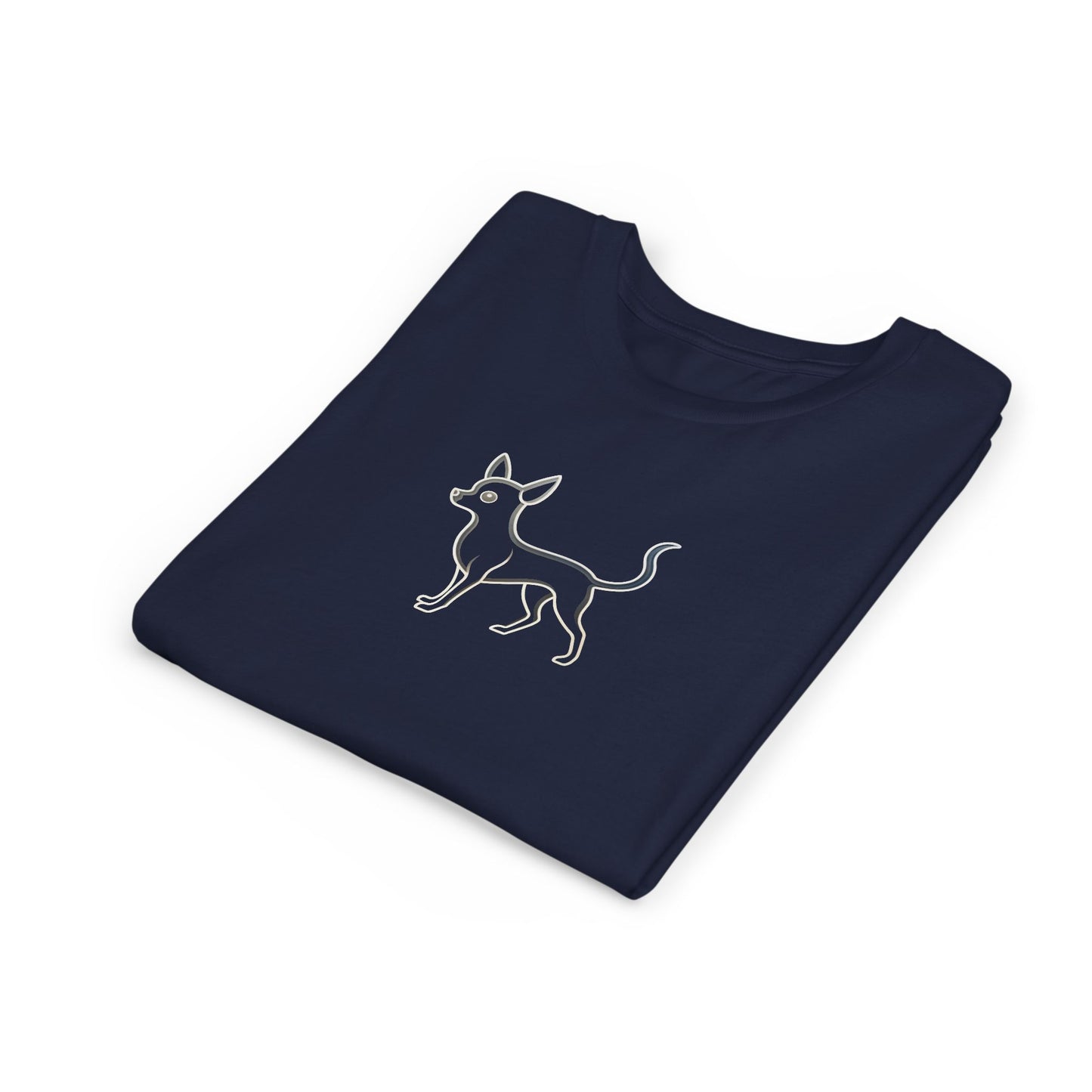 Youth T'Shirt - Graphic Chihuahua - Minimalist Art Becheretty
