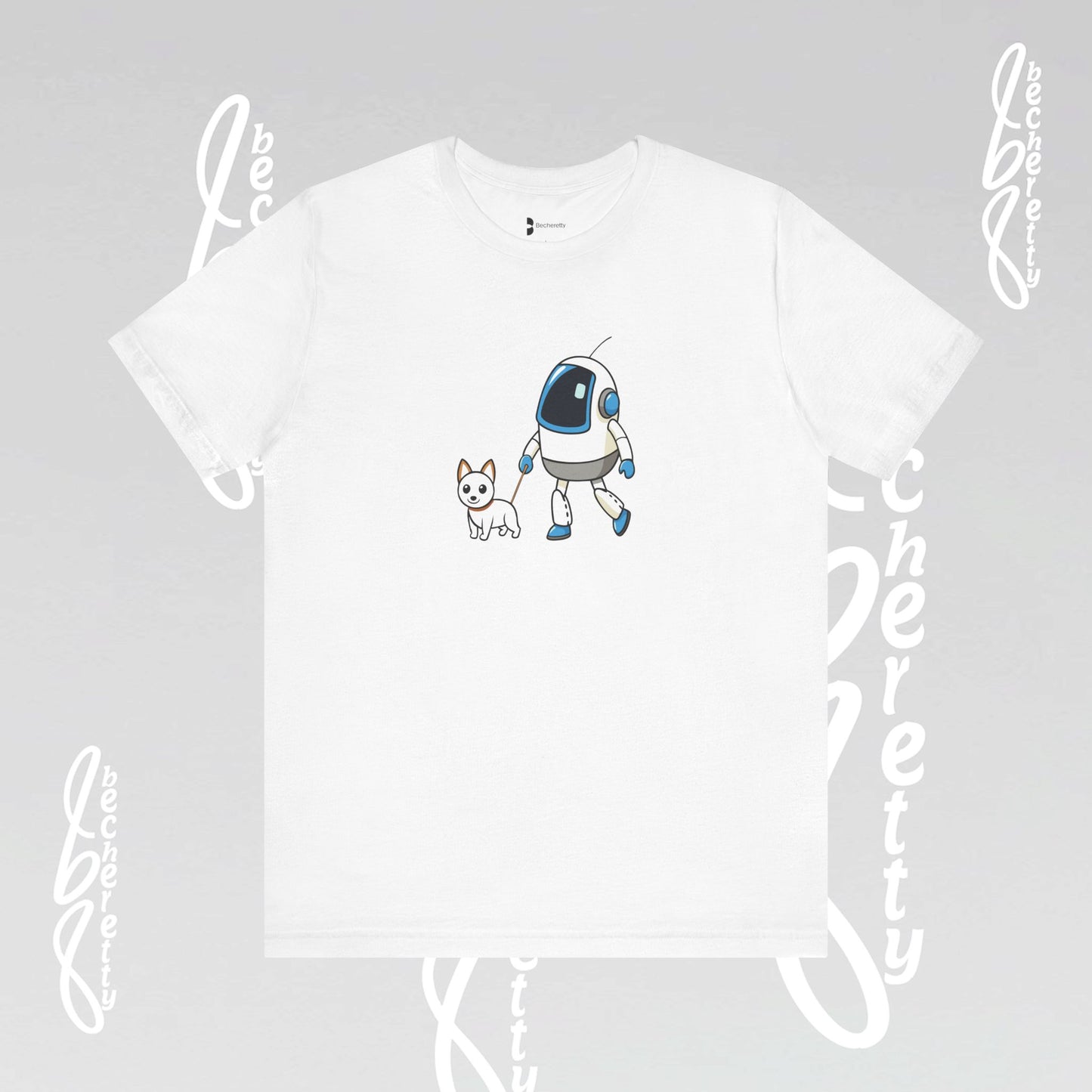 Funny & Futuristic Graphic Becheretty - Walk My Dog - Everyday Wear - Gift Idea