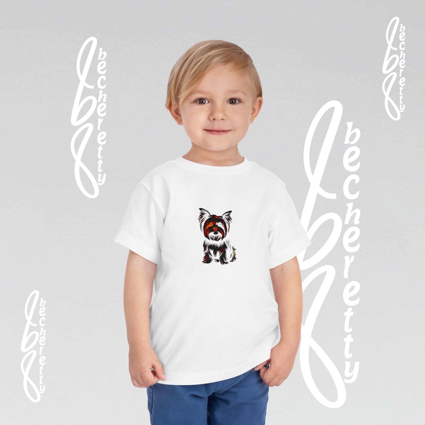 Yorkie - Graphic Tee "Becheretty" for Toddlers - Perfect gift for the little ones