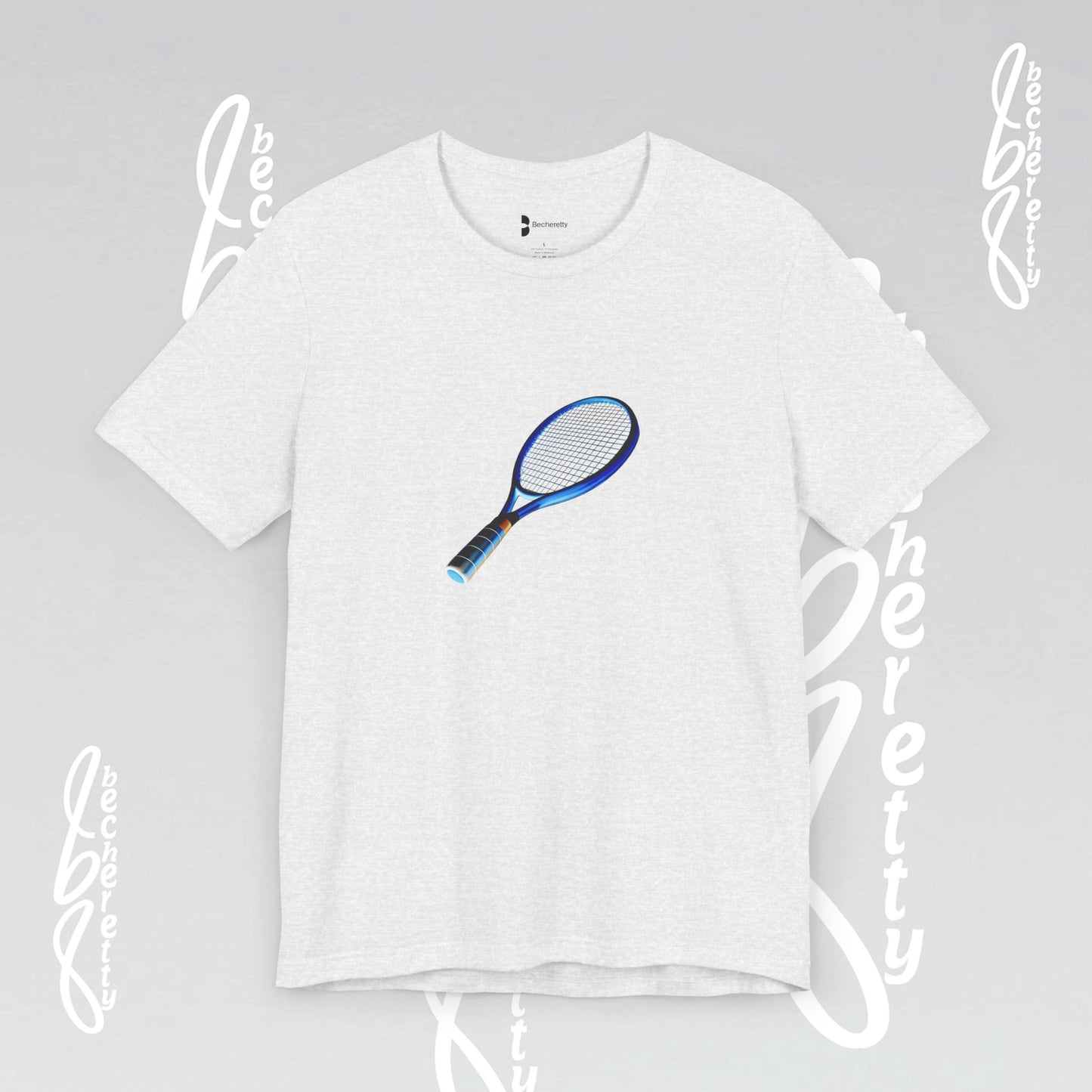 Vintage Tennis Racket - Graphic T'Shirt Becheretty - Tennis Enthusiasts - Casual Wear