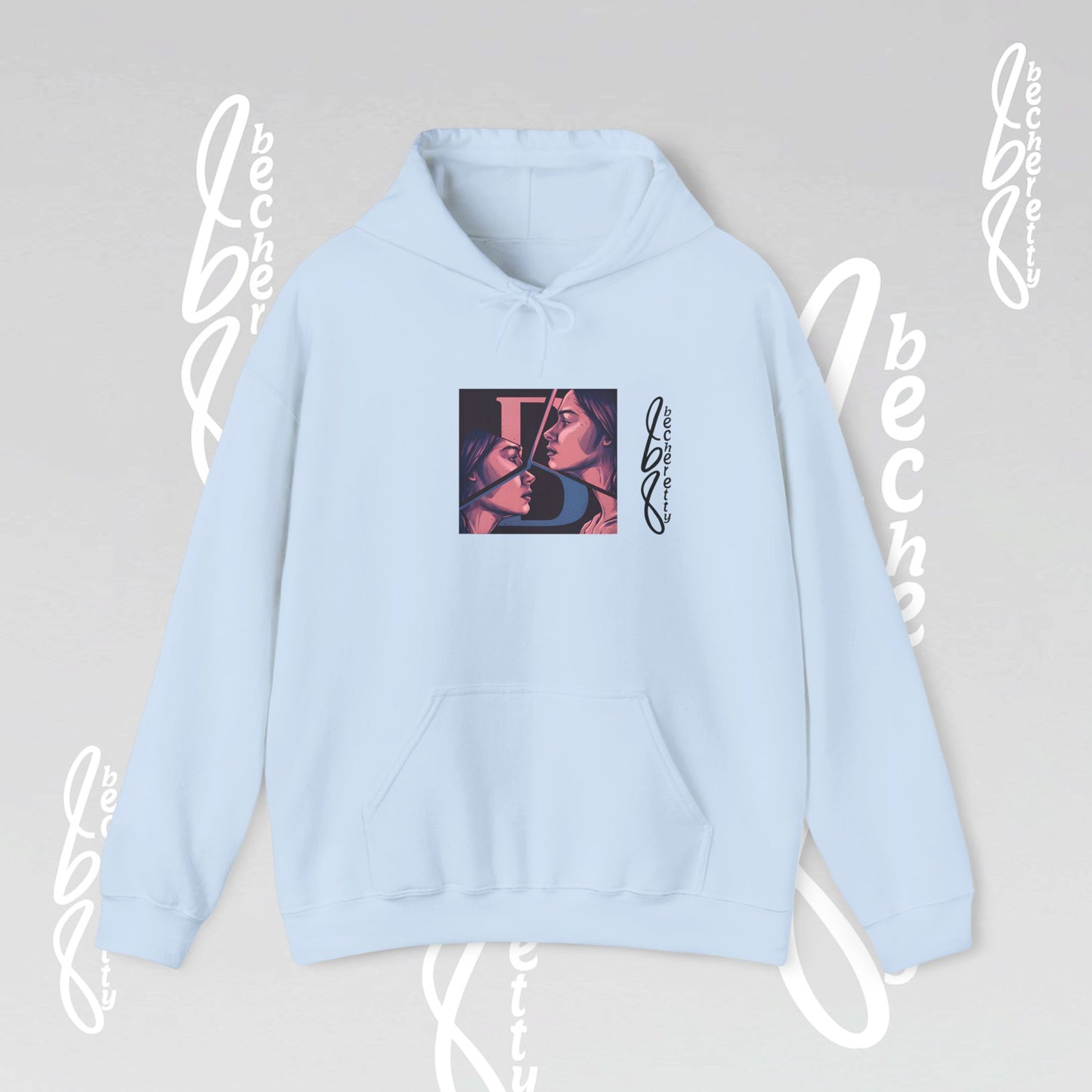 Hooded Sweatshirt Becheretty - Art Graphic Design - Unisex Gift