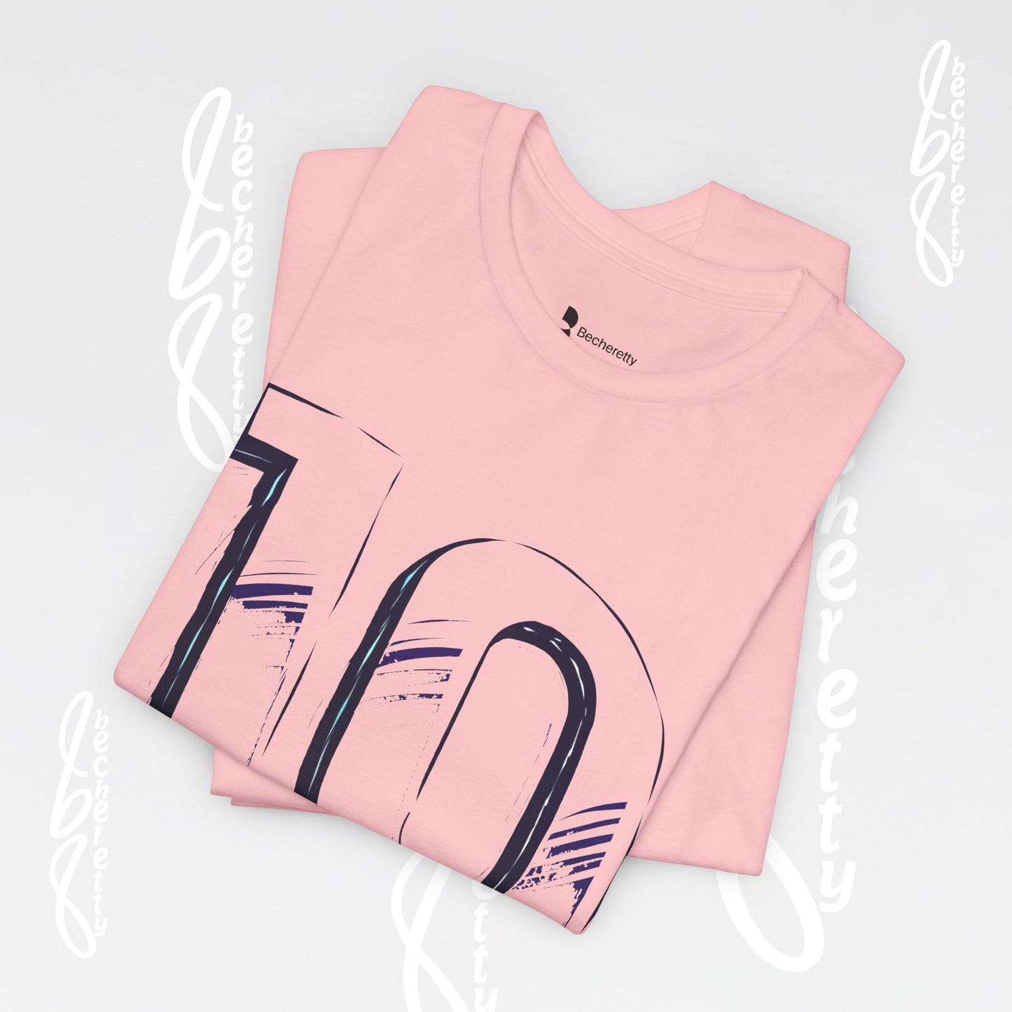 Stylish Unisex Tee - Number 10 - Casual Everyday Wear, Unique Gift Sports Lovers, Becheretty Graphic, Team Spirit