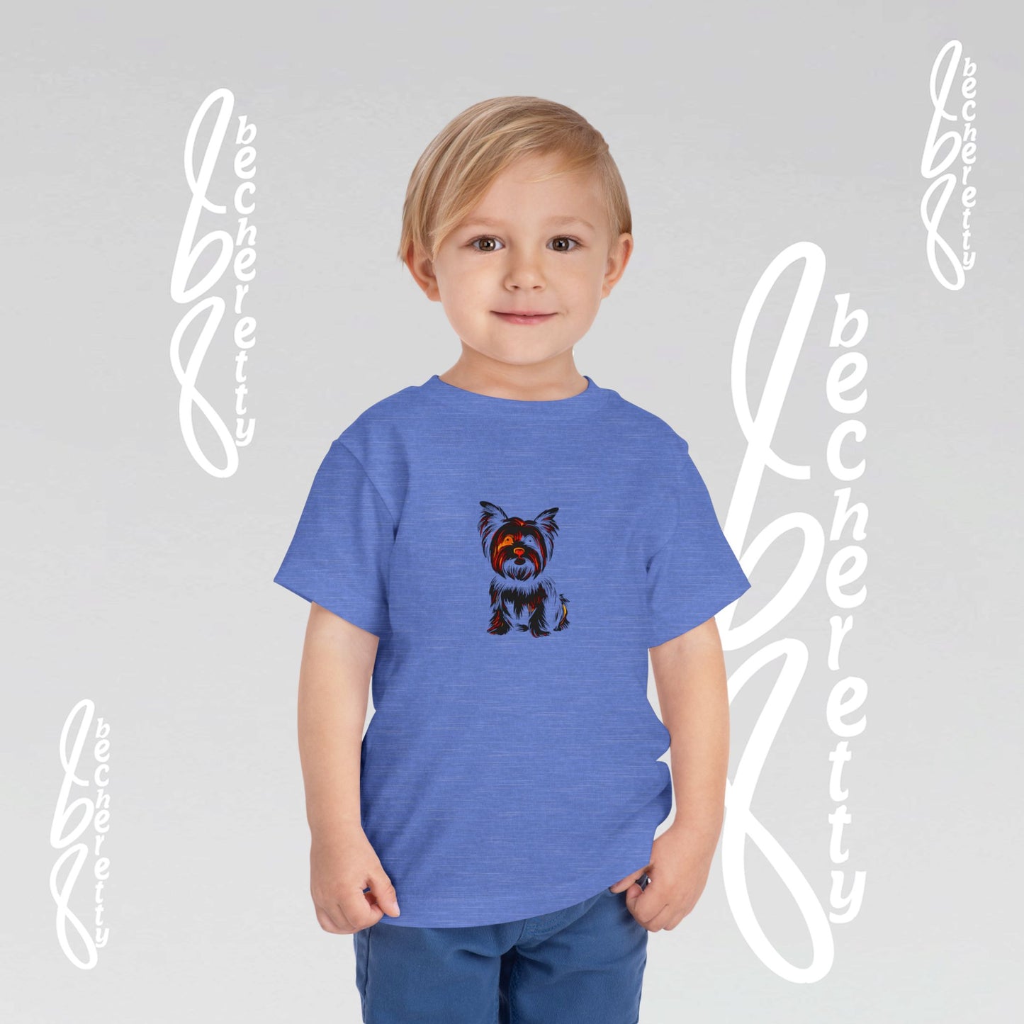 Yorkie - Graphic Tee "Becheretty" for Toddlers - Perfect gift for the little ones