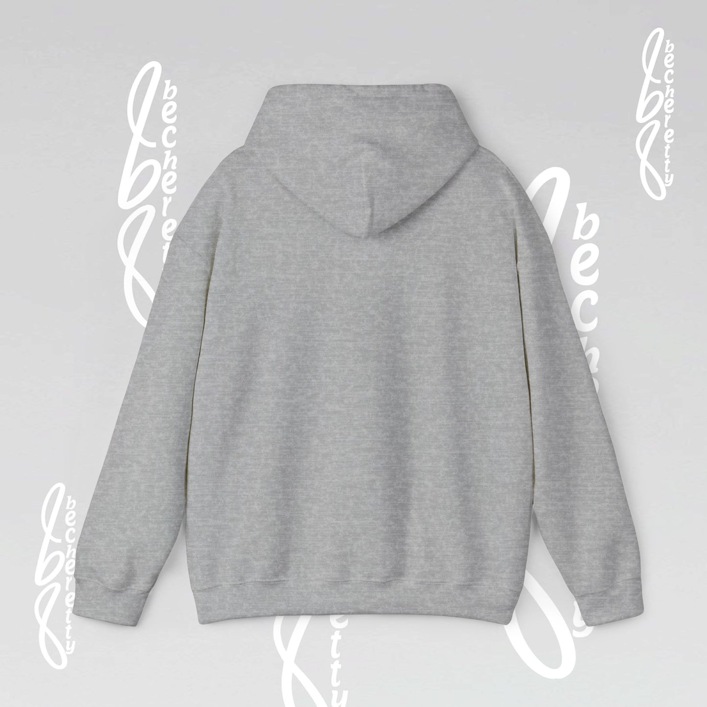 Hooded Minimalist Design Becheretty - Unisex, Pixel Void Line