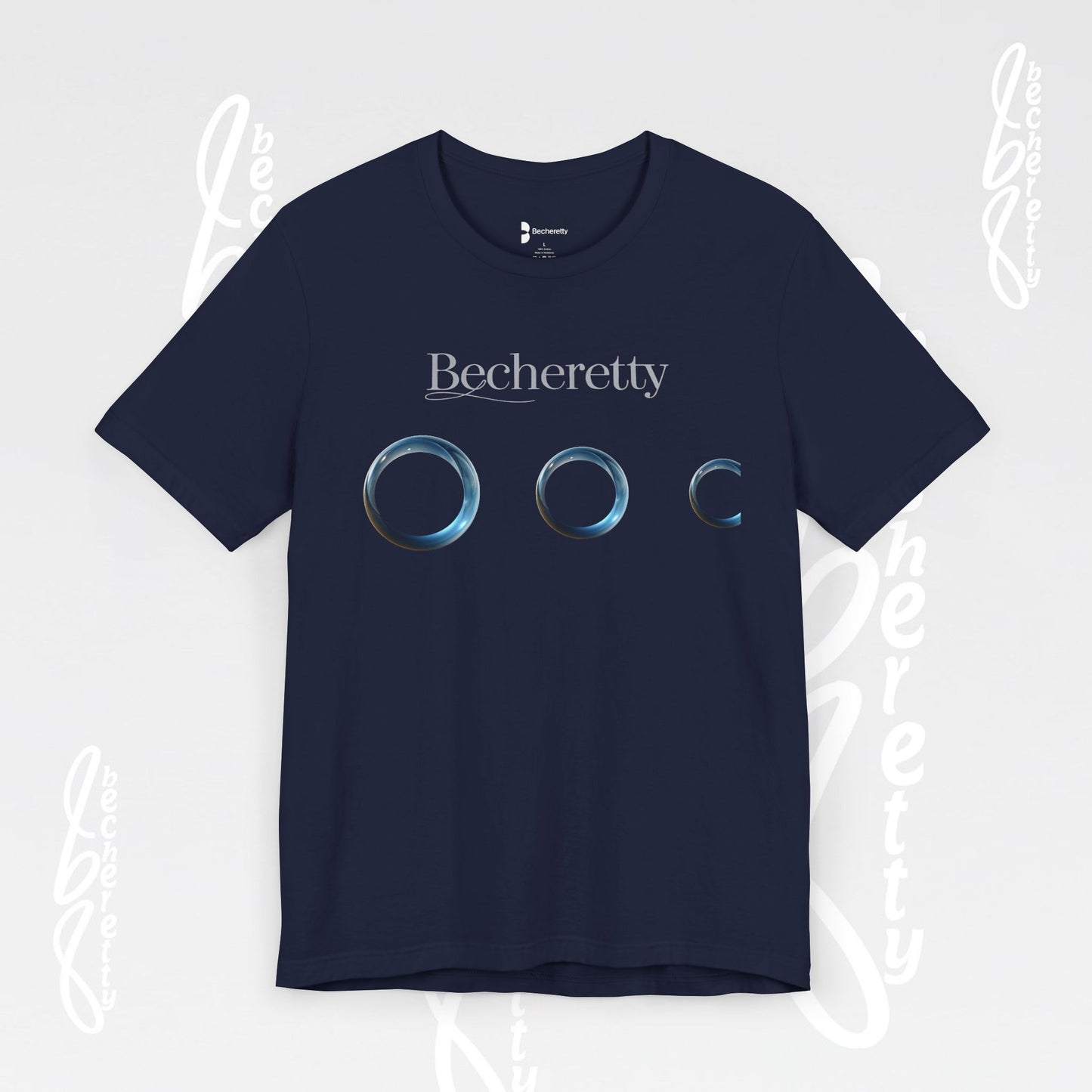 Circles Broken Vector Line - Minimalist Graphic Tee Becheretty