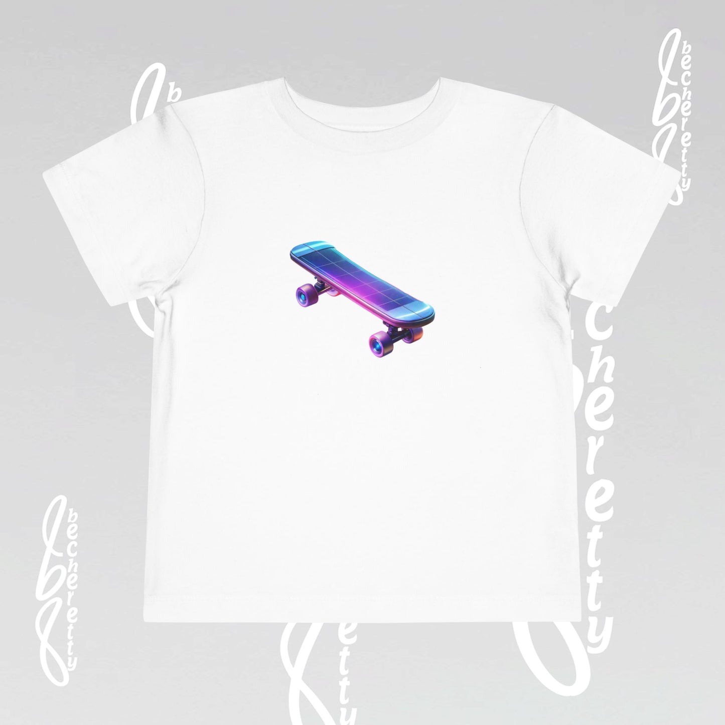 Toddler Short Sleeve T'Shirt - Futuristic Skateboard - Becheretty Graphic Design - Perfect for Playground