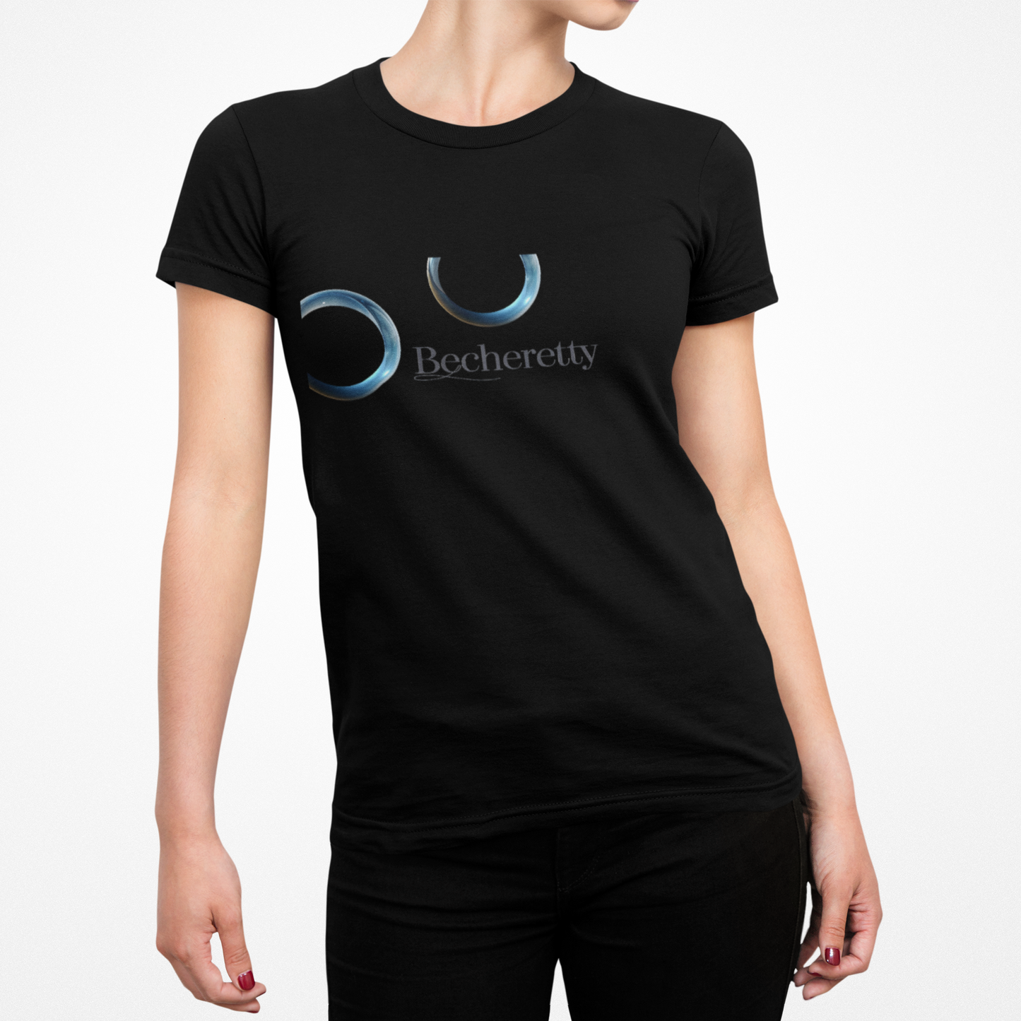 Becheretty Graphic T-Shirt - Broken Vector Line - Casual Wear - Fashion Style