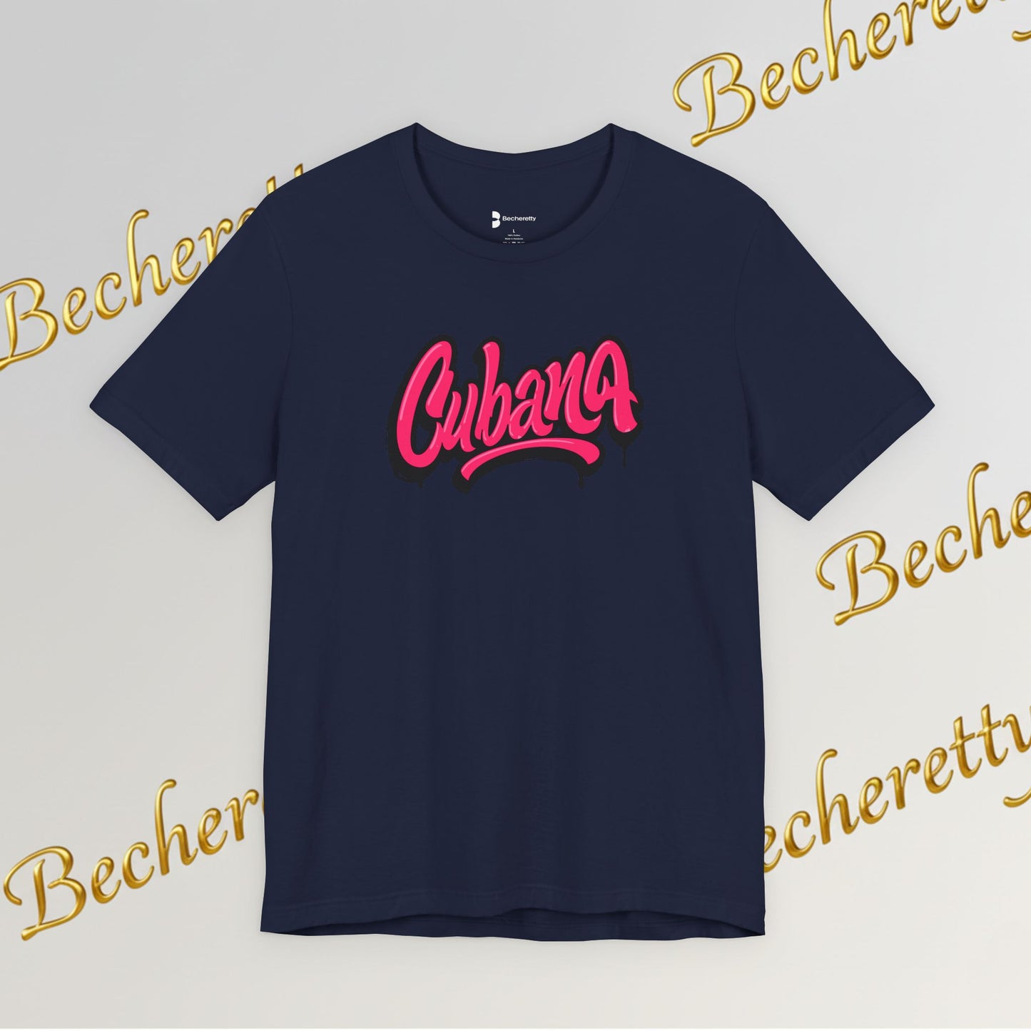 Graphic Tee "Cubana" Art Minimalist Becheretty - T-shirt that expresses confidence - Casual Wear