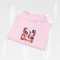 Luminous Silhouette Hoodie - Bauhaus-inspired geometric shapes - Art Graphic Minimalist Becheretty