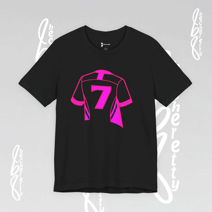 Soccer T-Shirt Number 7 - Art Minimalist Graphic Becheretty - New style of t-shirt for soccer fans, casual wear