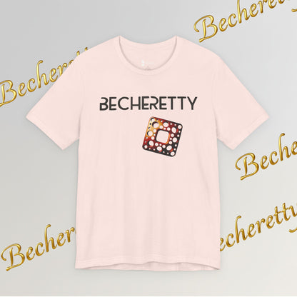 Stylish Minimalist Art Design Becheretty - Trendy short sleeve T-Shirt - Casual Wear - Gift for Him