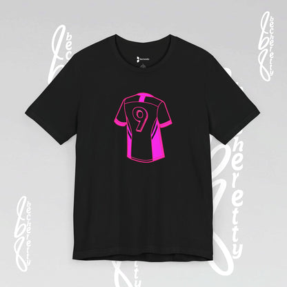 Soccer T-Shirt Number 9 - Unisex - Graphic Becheretty - Perfect Gift for Soccer Lovers - Casual Wear