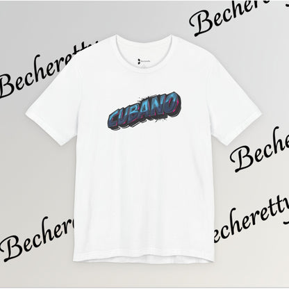 Graphic Tee "Cubano" Minimalist Art Graphic Becheretty - T-shirt that expresses confidence - Casual Wear