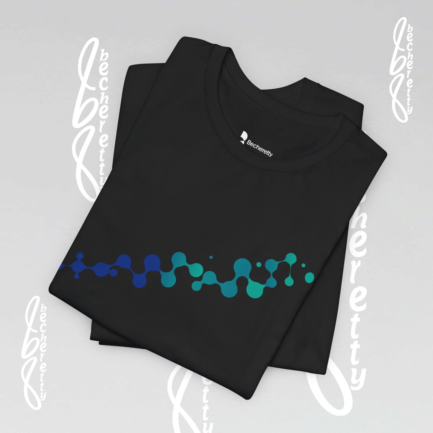 Abstract Graphic Tee - Supporting Autism Awareness - Becheretty design. Wear it to share the message