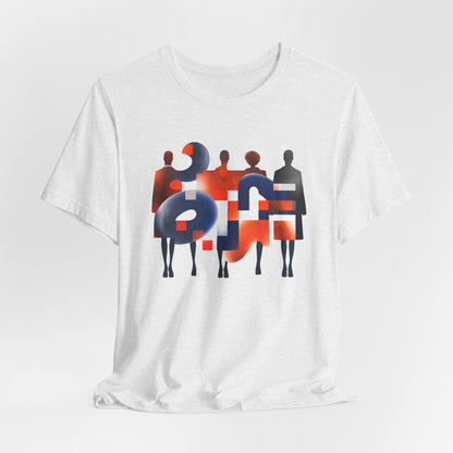 Abstract Graphic Tee Becheretty - Wear the Art - Become Part of the Composition