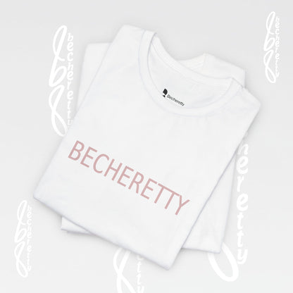 Becheretty  T-Shirt - Short Sleeve- Casual Style, Unisex - Relaxed Fit Top - Everyday wear