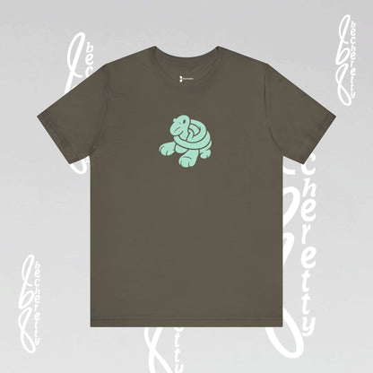 Turtle Tee - Inspired by a child's plasticine sculpture - Becheretty brings his work to life, supporting Autism Awareness and also highlighting his creativity.