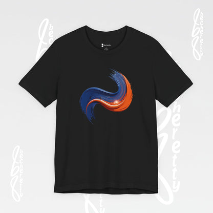 Graphic Abstract Colorful Brushstroke Tee - Art Minimalist Becheretty - Casual Wear - Authentic Apparel