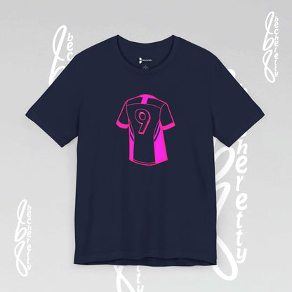 Soccer T-Shirt Number 9 - Unisex - Graphic Becheretty - Perfect Gift for Soccer Lovers - Casual Wear
