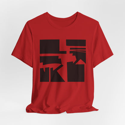 Abstract Graphic Art T-Shirt - Becheretty - Casual Wear - Gift for Art Lovers - Modern Artwork Apparel