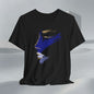 Midnight Motion Abstract Brushstroke T-Shirt — Original Art Minimalist Becheretty