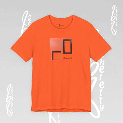 Minimalist Graphic Becheretty T-Shirt - Pixel Void Line - Modern Design for Art lovers - Casual Wear