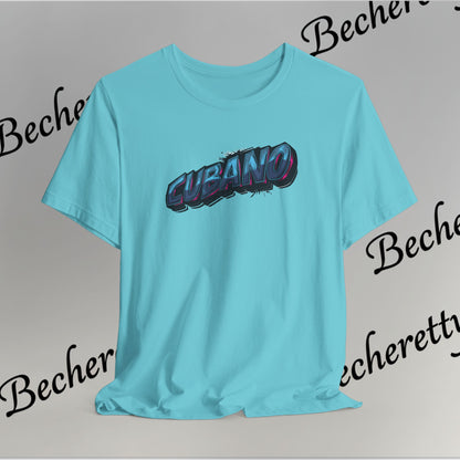 Graphic Tee "Cubano" Minimalist Art Graphic Becheretty - T-shirt that expresses confidence - Casual Wear
