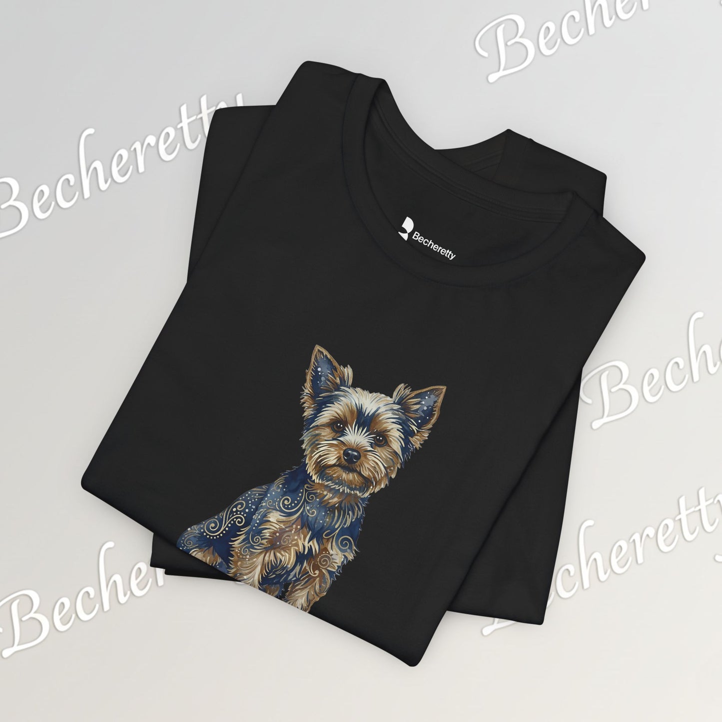 Yorkie T'Shirt - Art Graphic Becheretty - Perfect gift for Pets Lovers - Casual Wear