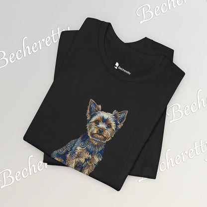 Yorkie T'Shirt - Art Graphic Becheretty - Perfect gift for Pets Lovers - Casual Wear
