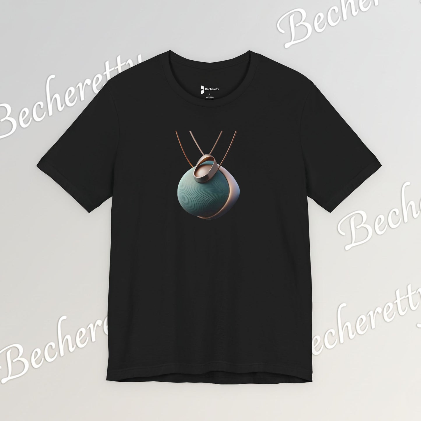 Abstract fruit Necklace - Graphic T-Shirt Becheretty - Perfect Women's Gift - Casual Wear - Style is Yours