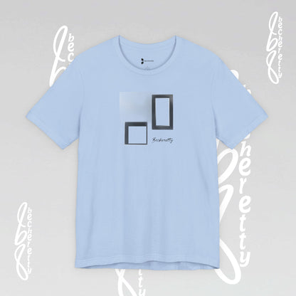 Minimalist Graphic Becheretty T-Shirt - Pixel Void Line - Modern Design for Art lovers - Casual Wear