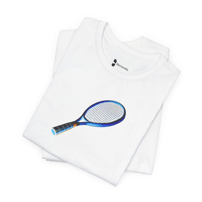 Vintage Tennis Racket - Art Graphic T'Shirt Becheretty - Tennis Enthusiasts - Casual Wear