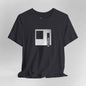 Cubist Portal Premium Tee - Minimalist Art Graphic Becheretty - Design that merges architectural precision and abstract expressionism.