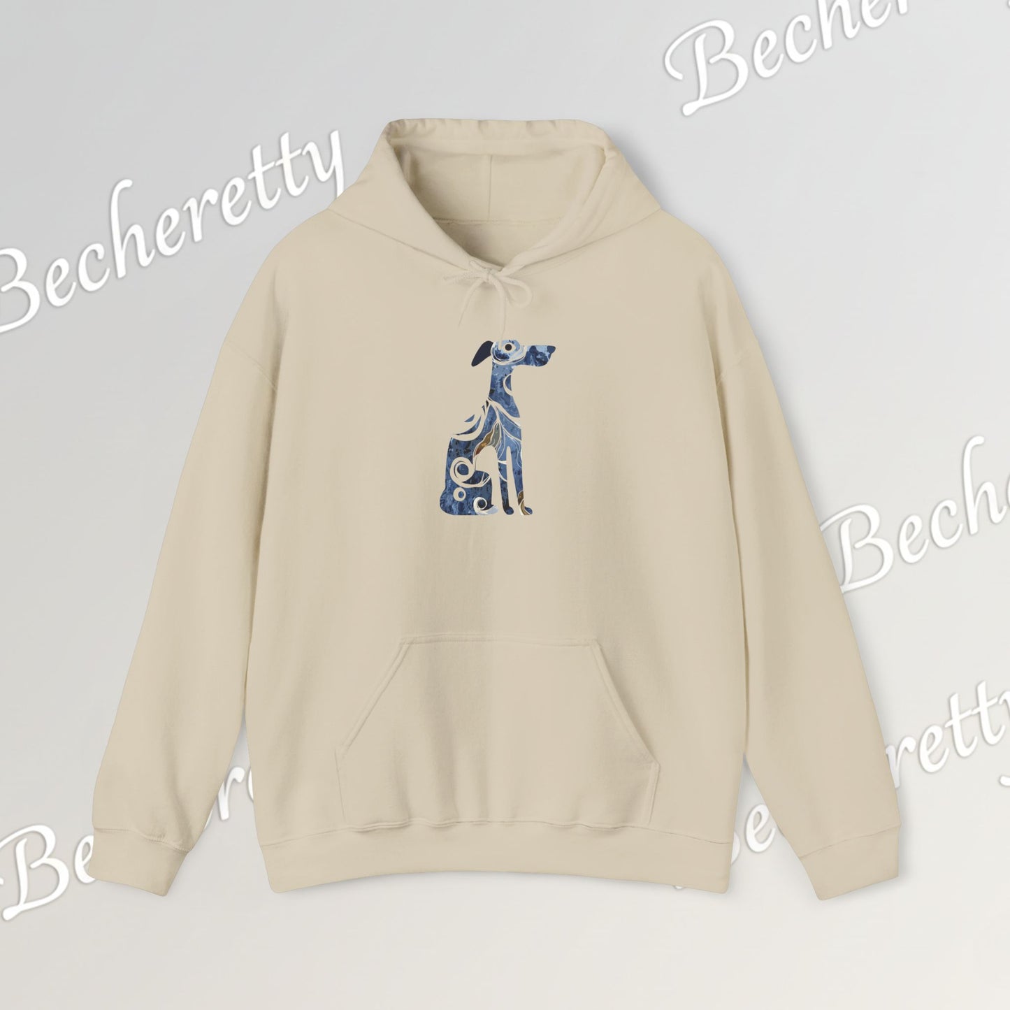 Artistic Dog Silhouette Hoodie - Graphic Becheretty - Perfect gift for dog lovers