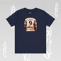 Soccer T-shirt Number 9 - Graphic Becheretty - Perfect Gift for Soccer Fans - Game Day, Casual Wear